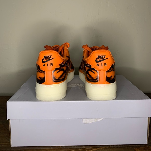 Nike Air Force 1 low ‘Orange Skeleton’ - Picture 7 of 10